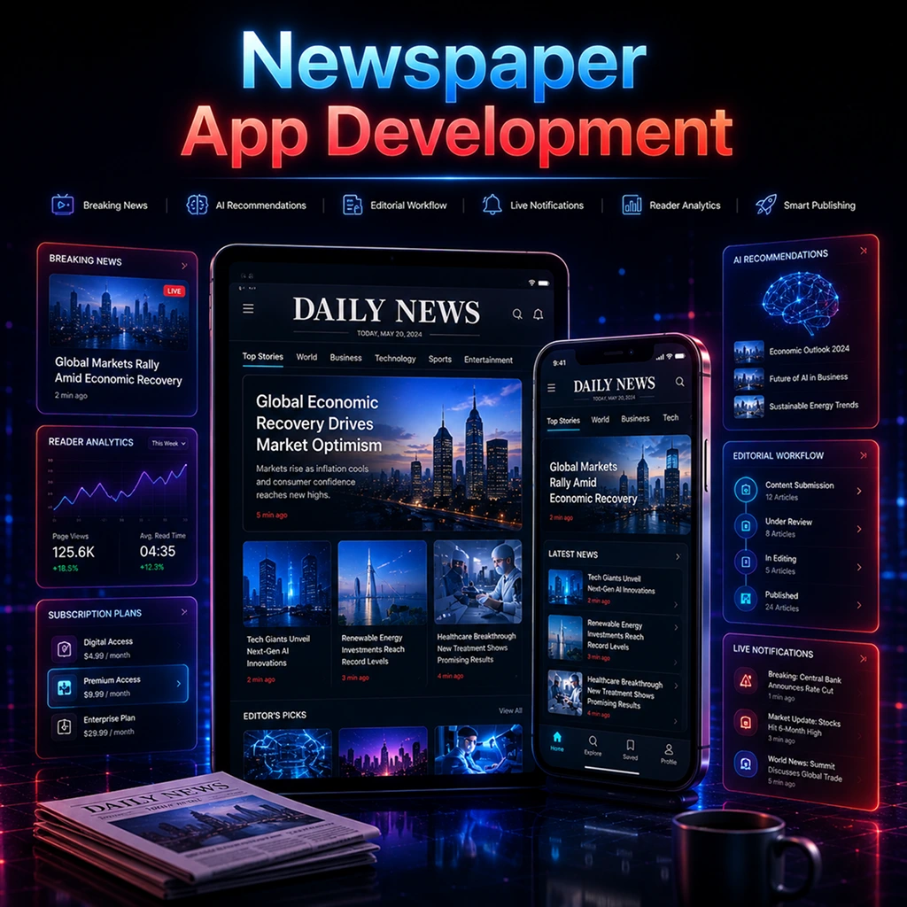 Newspaper App Development Services